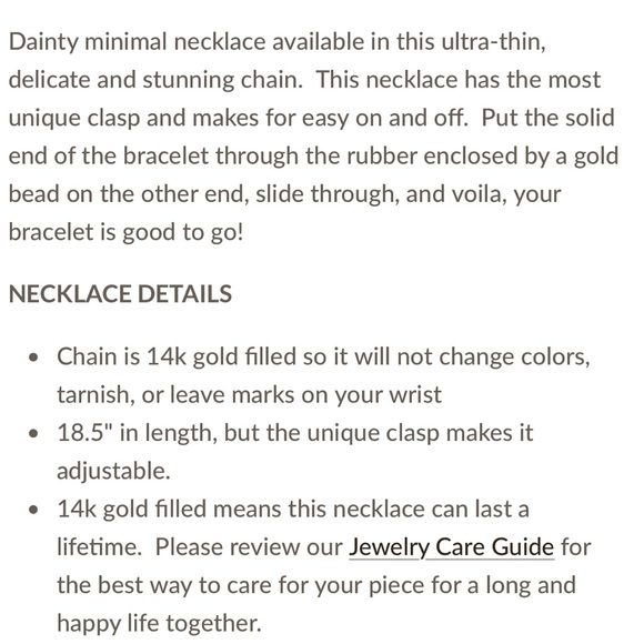 NEW IN BOX Hey June Skinny Box Necklace & Matching Bracelet - Picture 8 of 8